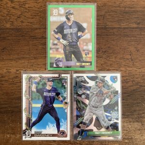 trey sweeney lot of baseball cards, rookie rc - instant collection bundle pack