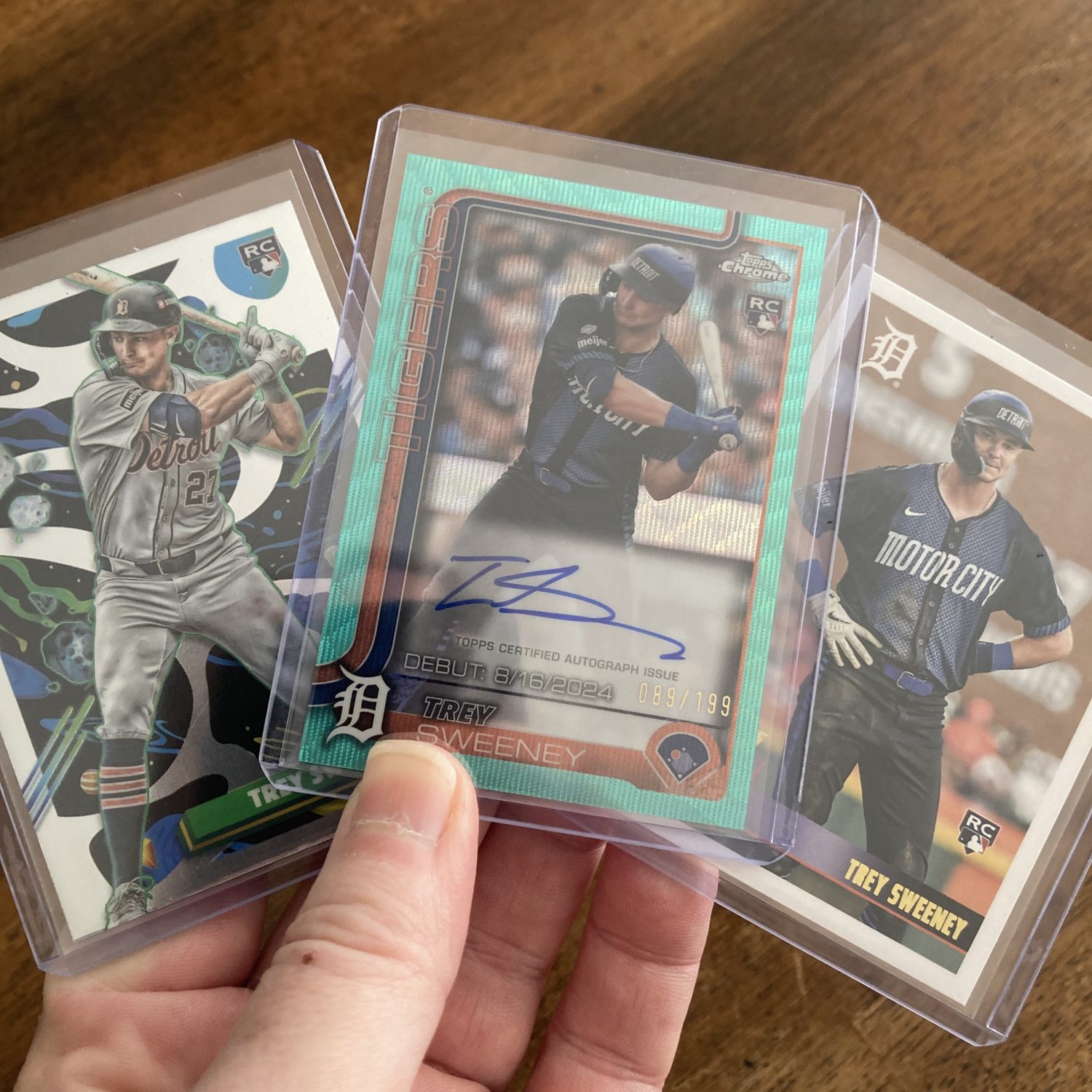 trey sweeney lot of baseball cards, rookie rc auto - instant collection bundle pack