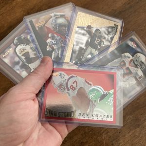 lot of vintage 90s insert and parallel football cards - instant collection bundle pack