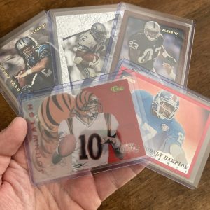 lot of vintage 90s insert and parallel football cards - instant collection bundle pack