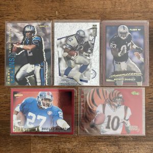 lot of vintage 90s insert and parallel football cards - instant collection bundle pack