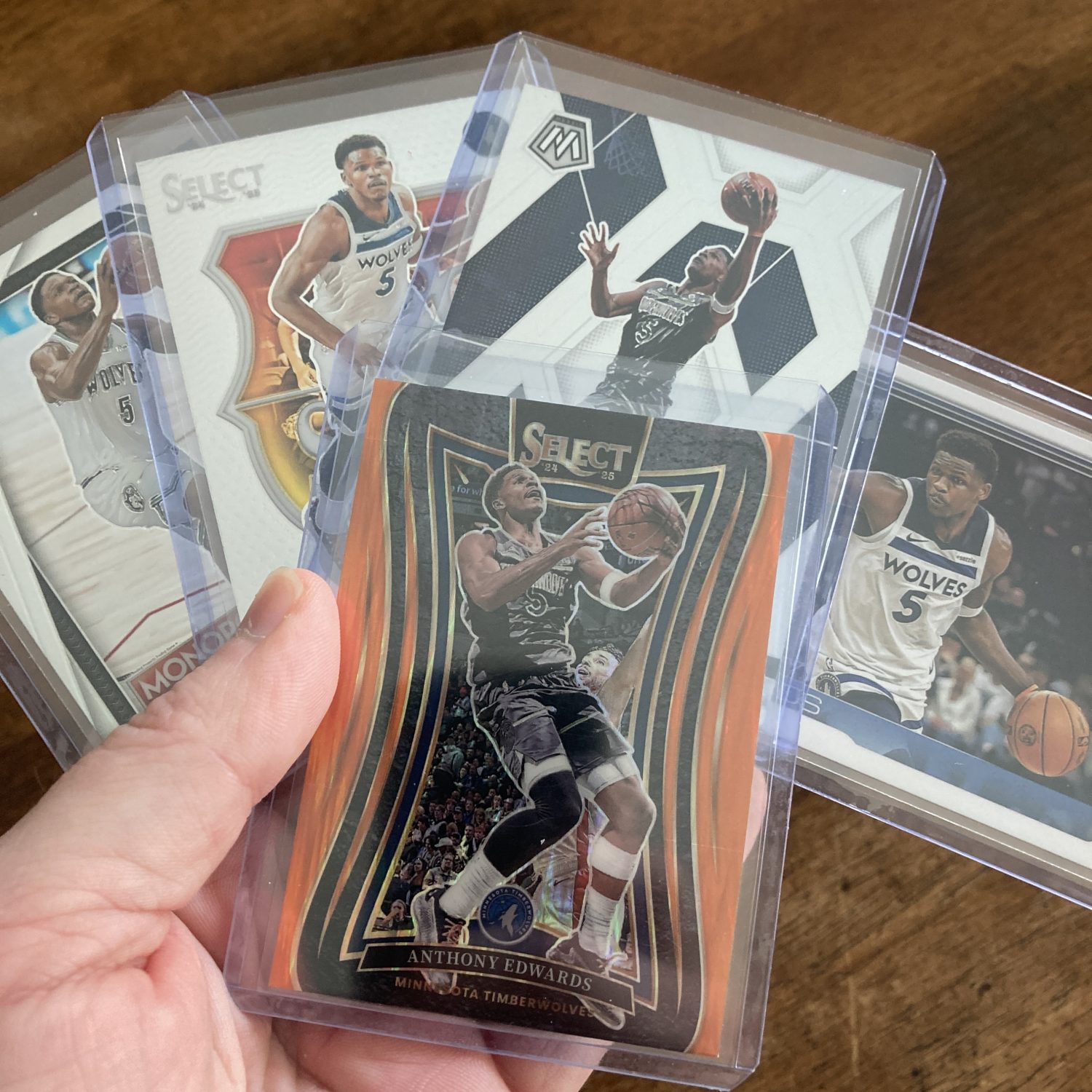 anthony edwards lot of basketball cards - instant collection bundle pack