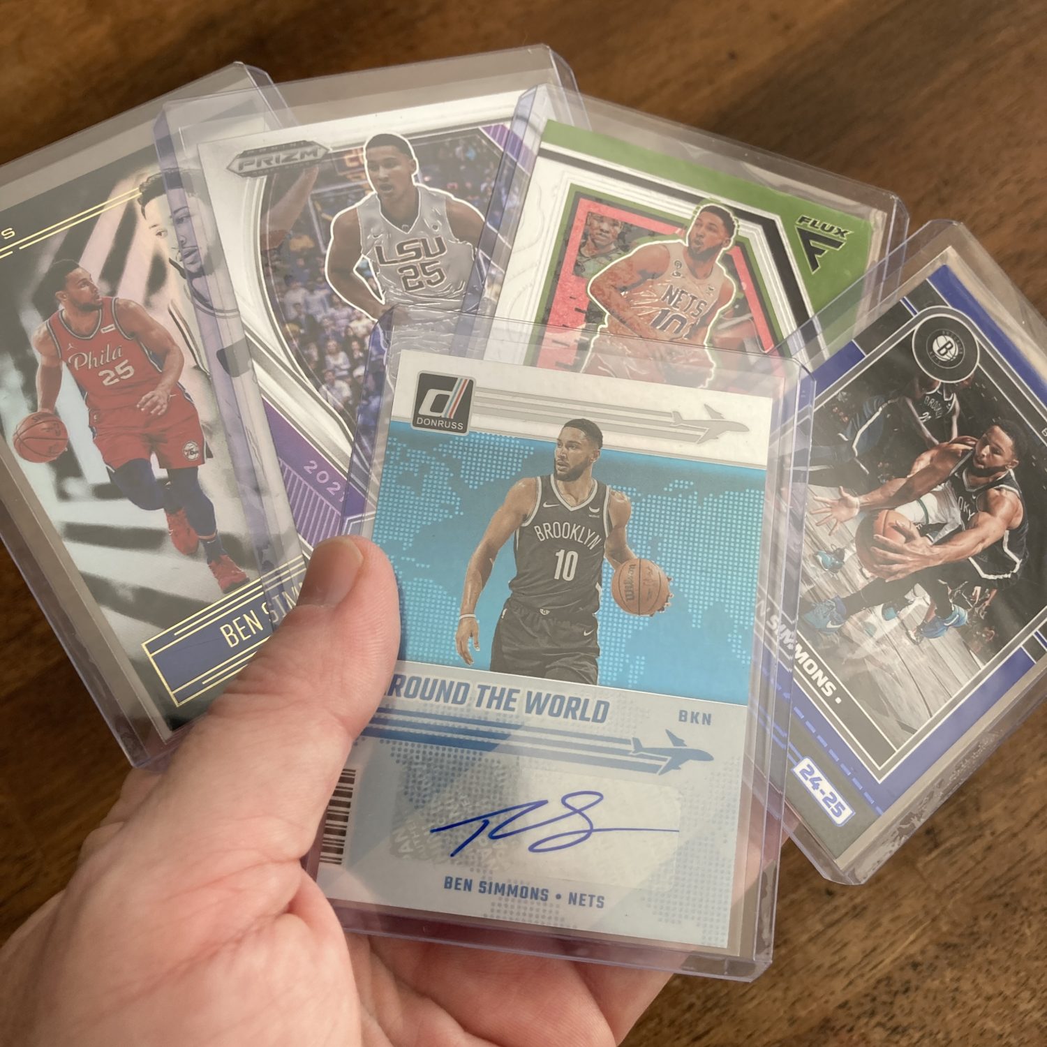 ben simmons lot of basketball cards, auto autograph - instant collection bundle pack