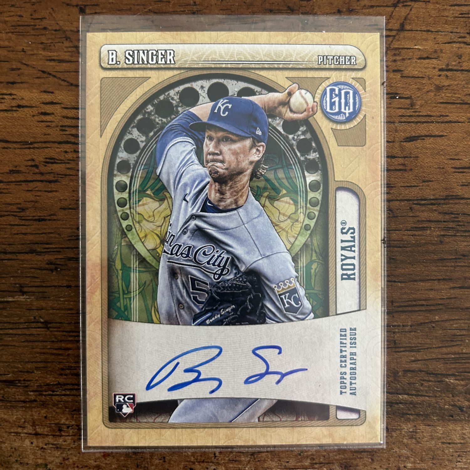 Brady Singer RCs Pack w/On-Card Auto Rookie, Lot of 5 Baseball Cards (521_1) - Image 4