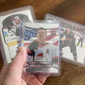brady tkachuk lot of hockey cards - instant collection bundle pack