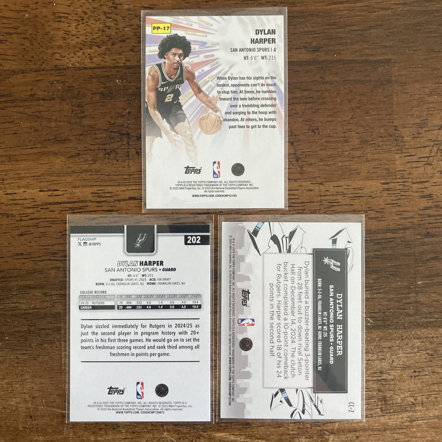 dylan harper lot of basketball cards, rookie rc - instant collection bundle pack