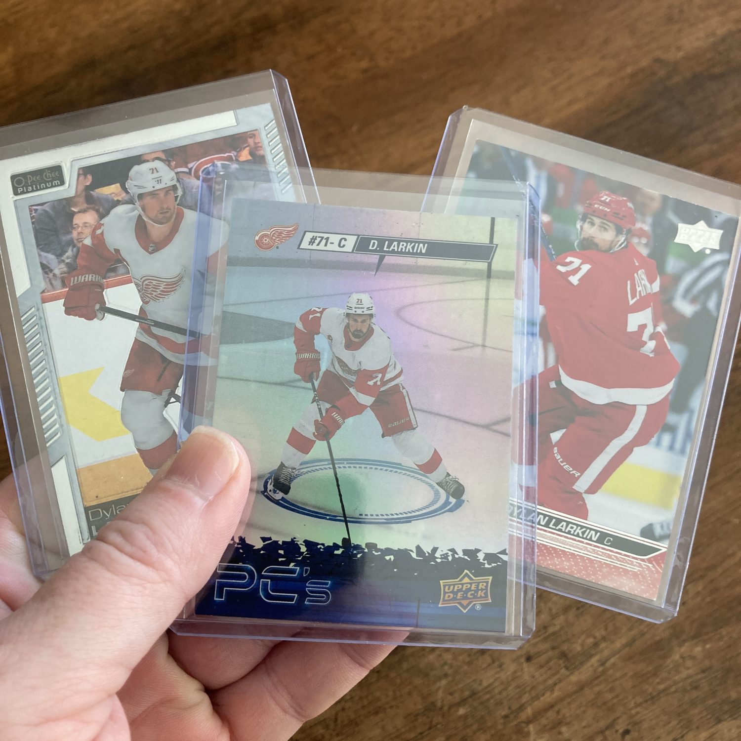 dylan larkin lot of hockey cards - instant collection bundle pack