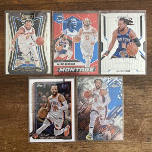 jalen brunson lot of basketball cards - instant collection bundle pack