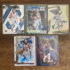 jalen brunson lot of basketball cards - instant collection bundle pack