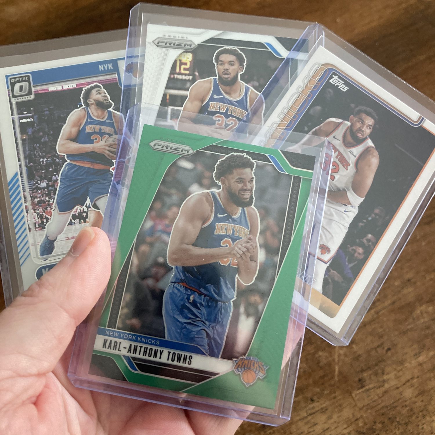 karl-anthony towns lot of basketball cards - instant collection bundle pack