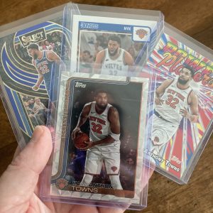 karl-anthony towns lot of basketball cards - instant collection bundle pack