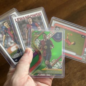 robert lewandowski lot of soccer cards - instant collection bundle pack
