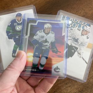 quinn hughes lot of hockey cards - instant collection bundle pack