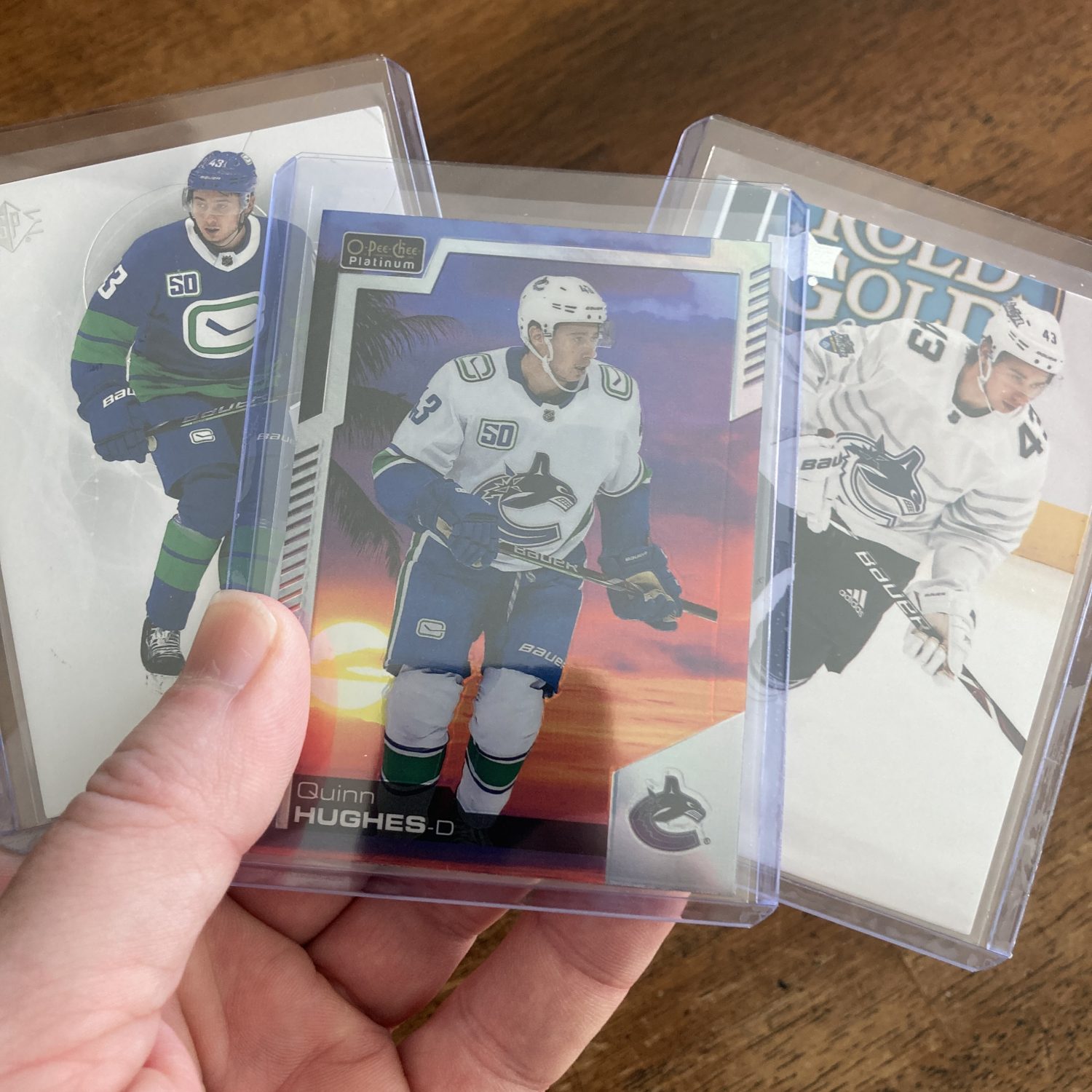 quinn hughes lot of hockey cards - instant collection bundle pack