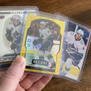 quinn hughes lot of hockey cards - instant collection bundle pack