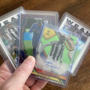 timothy weah lot of soccer cards, auto autograph - instant collection bundle pack