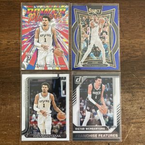 victor wembanyama lot of basketball cards - instant collection bundle pack