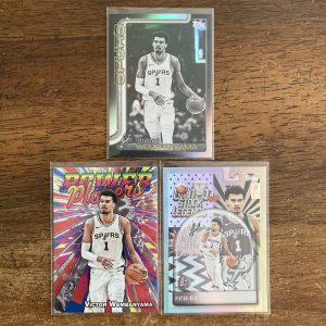 victor wembanyama lot of basketball cards - instant collection bundle pack