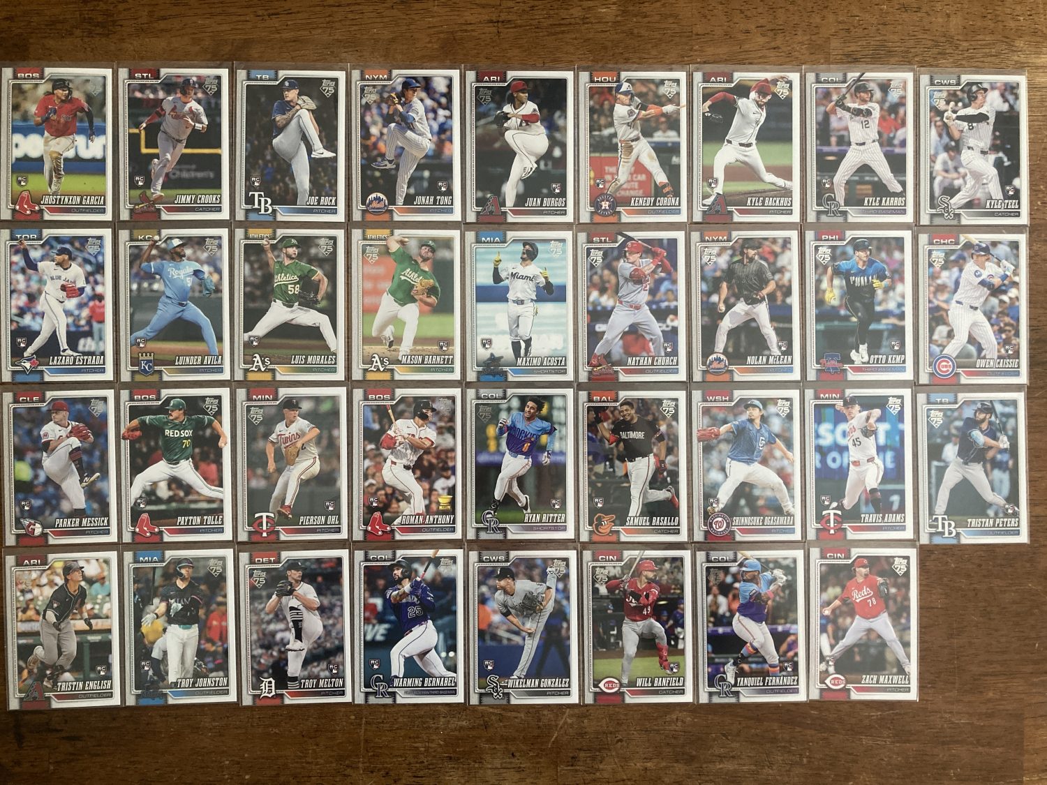 lot of all 71 rookie cards from 2026 topps series one baseball - instant collection bundle pack
