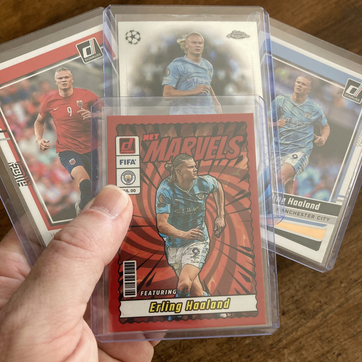 erling haaland lot of soccer cards - instant collection bundle pack