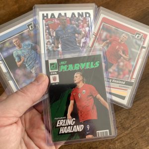 erling haaland lot of soccer cards - instant collection bundle pack