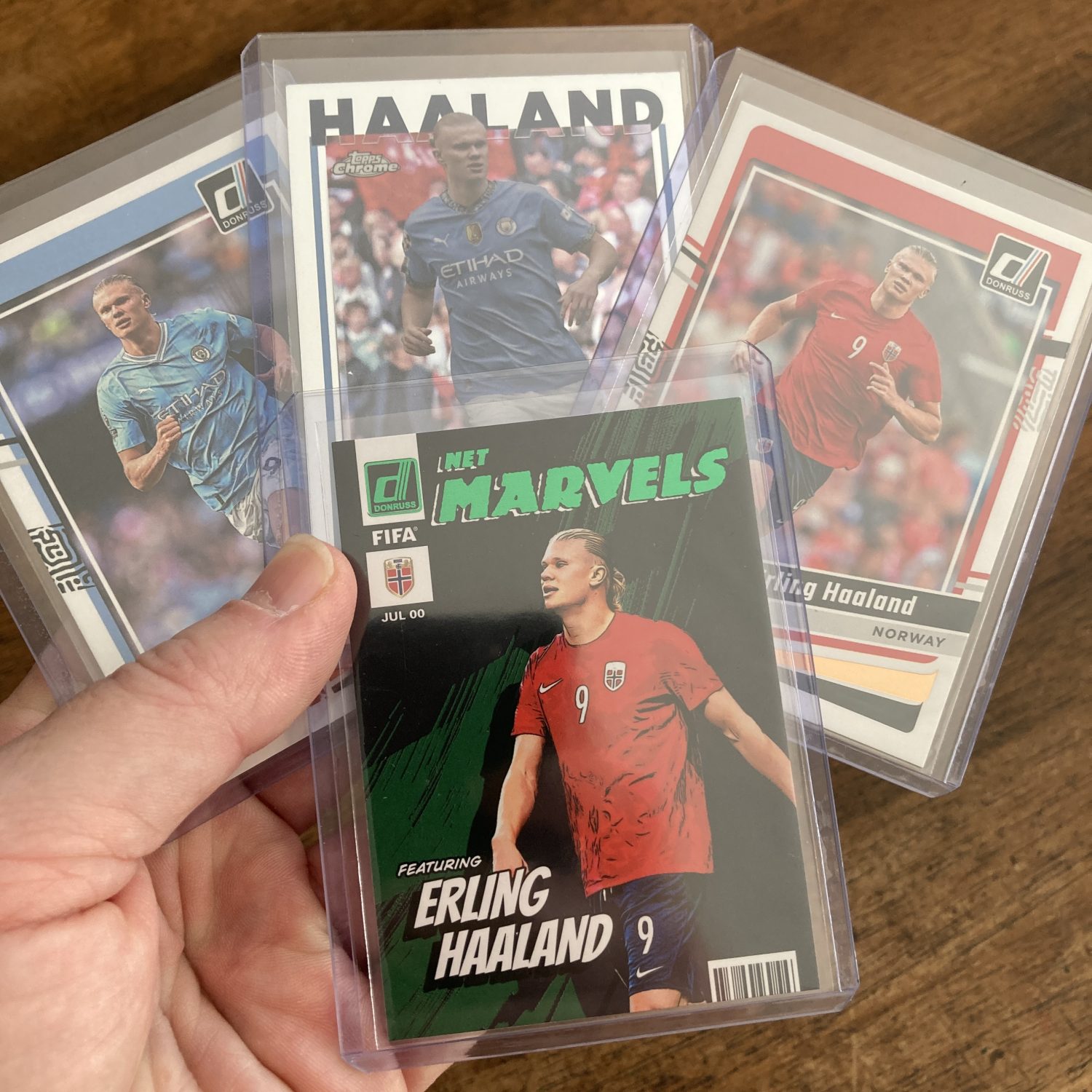 erling haaland lot of soccer cards - instant collection bundle pack