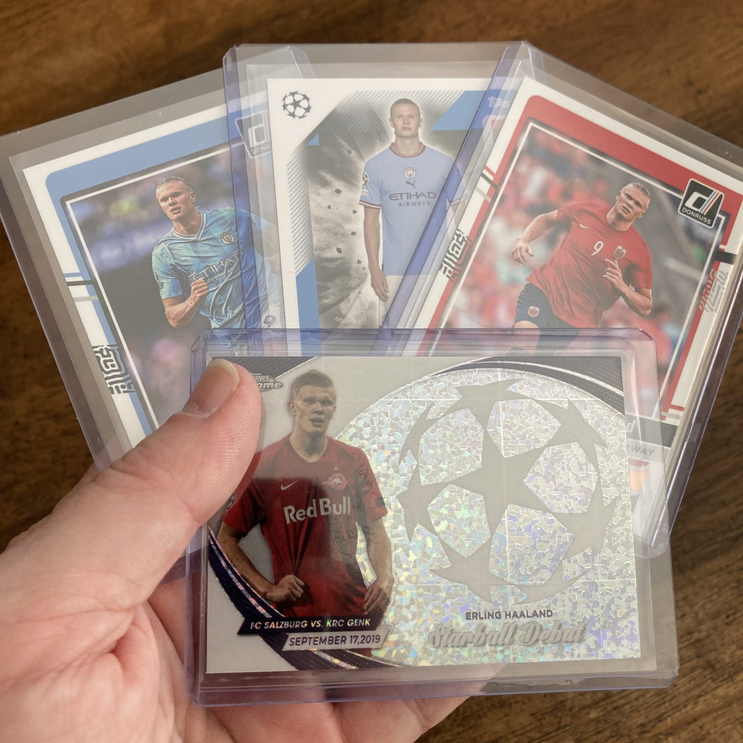 erling haaland lot of soccer cards - instant collection bundle pack