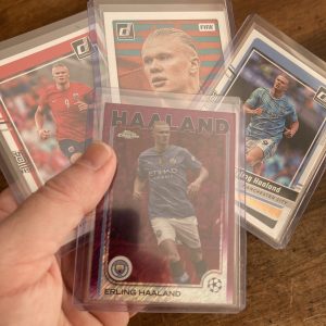 erling haaland lot of soccer cards - instant collection bundle pack
