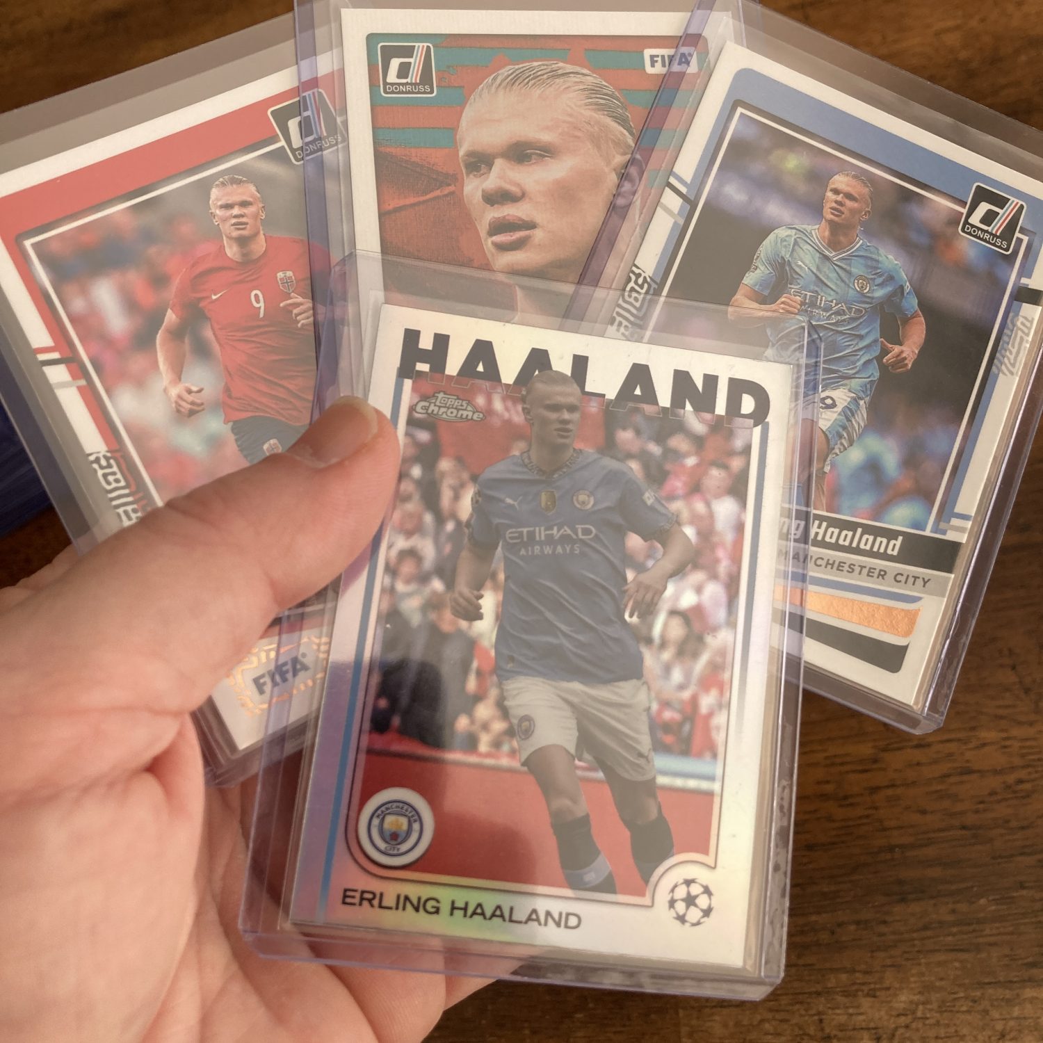 erling haaland lot of soccer cards - instant collection bundle pack