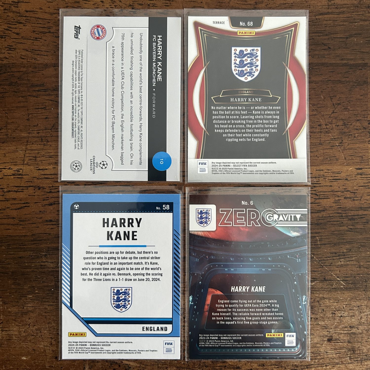 harry kane lot of soccer cards - instant collection bundle pack