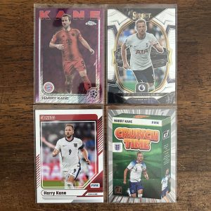 harry kane lot of soccer cards - instant collection bundle pack