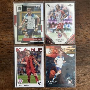 harry kane lot of soccer cards - instant collection bundle pack