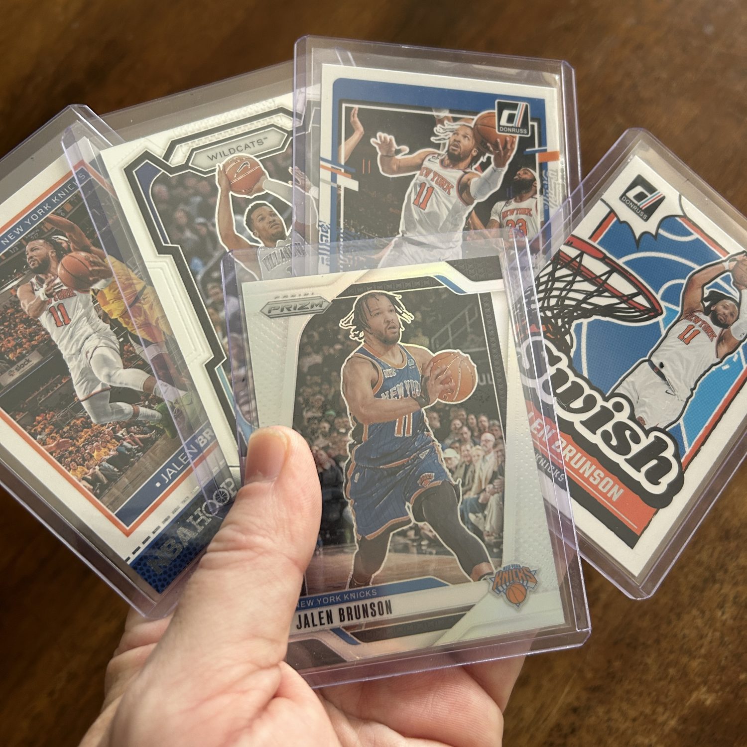 jalen brunson lot of basketball cards - instant collection bundle pack