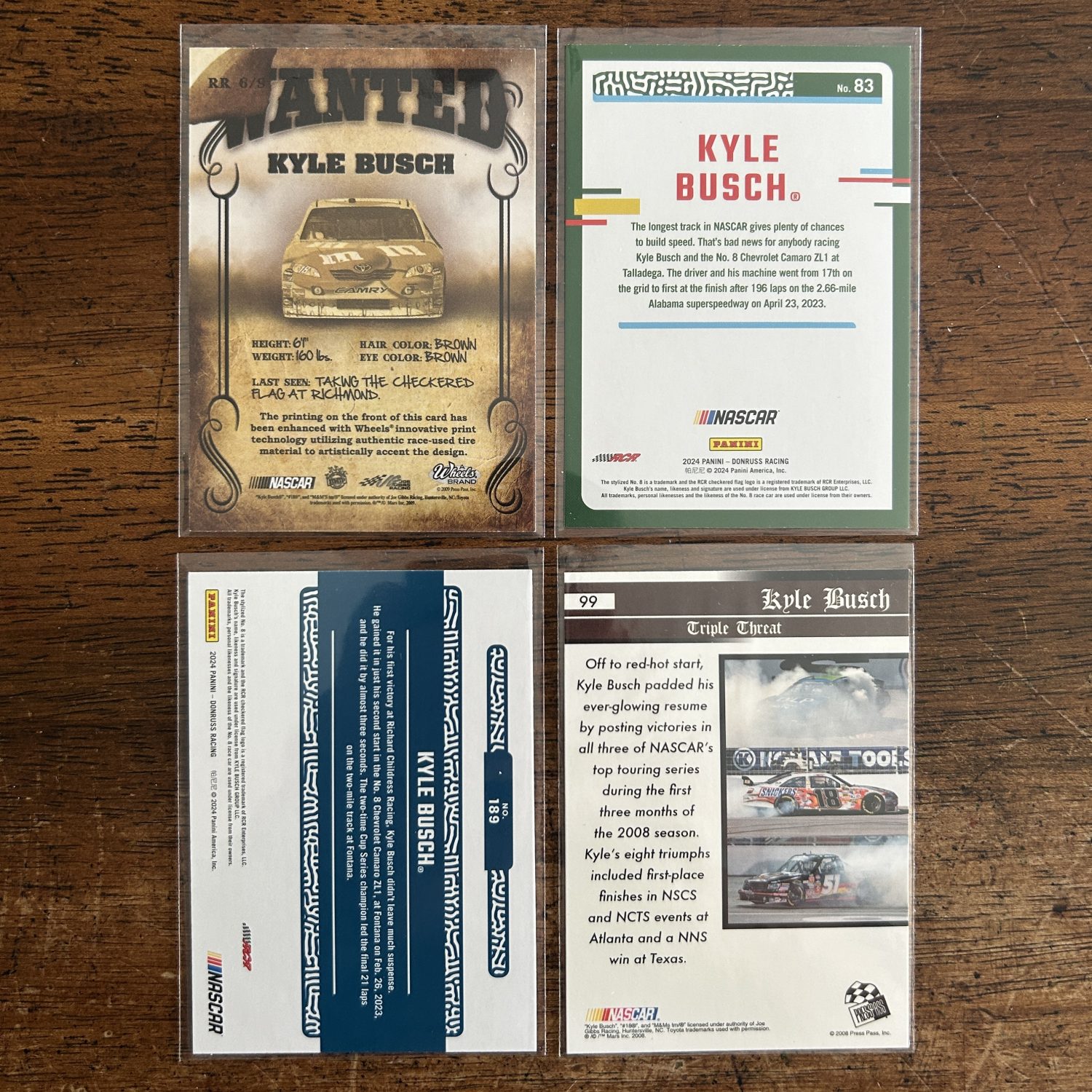 kyle busch lot of racing cards, RIP, Legend - instant collection bundle pack