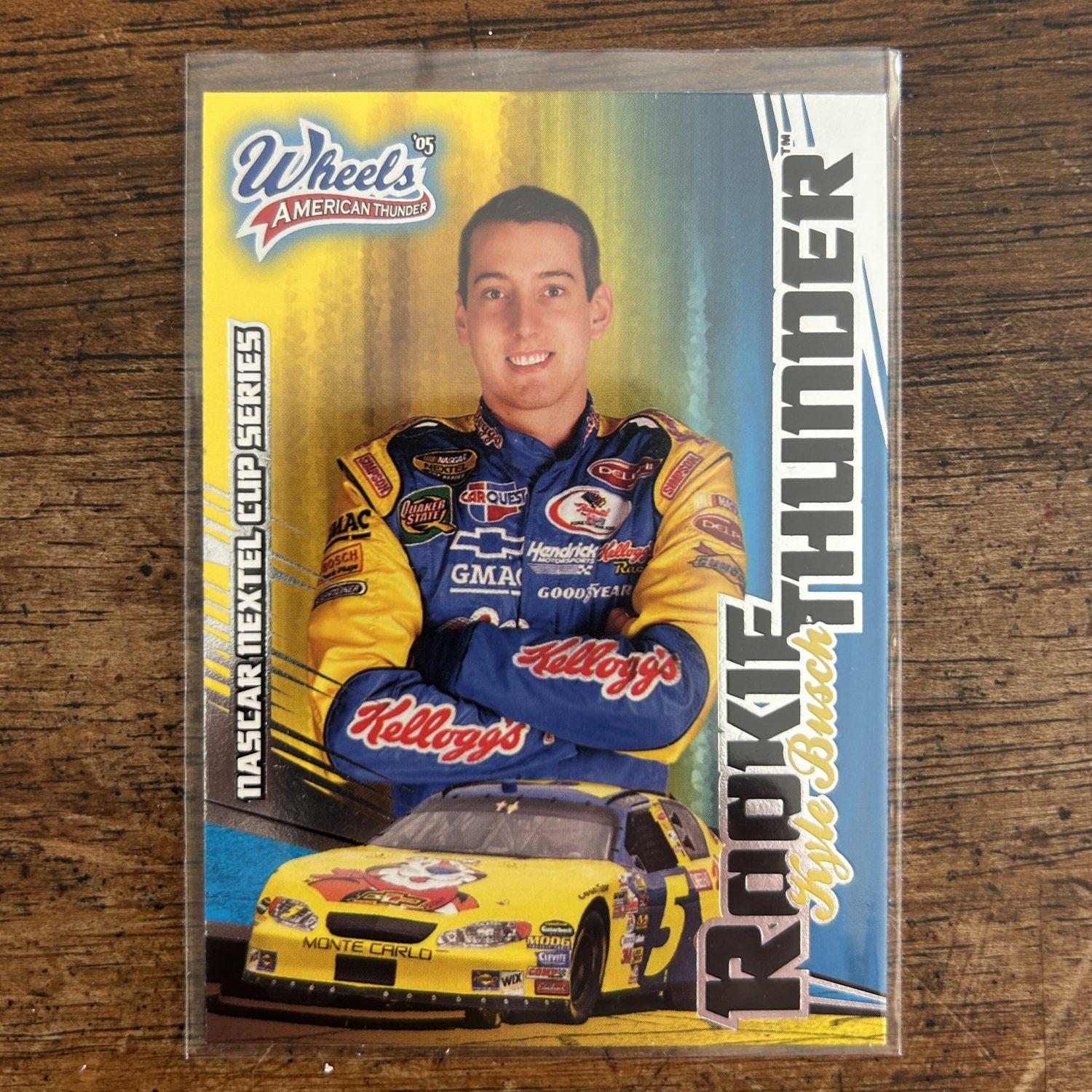 Kyle Busch Pack w/Rookie Thunder RC, Lot of 4 Racing Cards, RIP (inv7) - Image 4