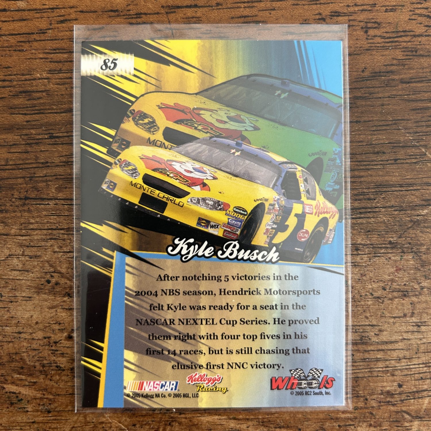 Kyle Busch Pack w/Rookie Thunder RC & Parallel, Lot of 4 Racing Cards, RIP (inv8) - Image 5