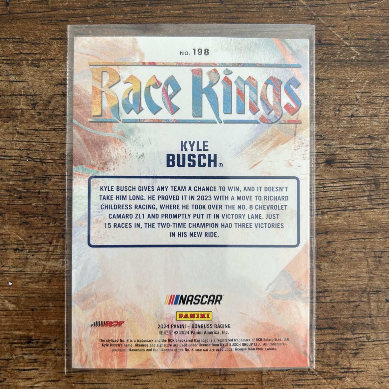 Kyle Busch Pack w/Rookie Thunder RC & Parallel, Lot of 4 Racing Cards, RIP (inv8) - Image 7