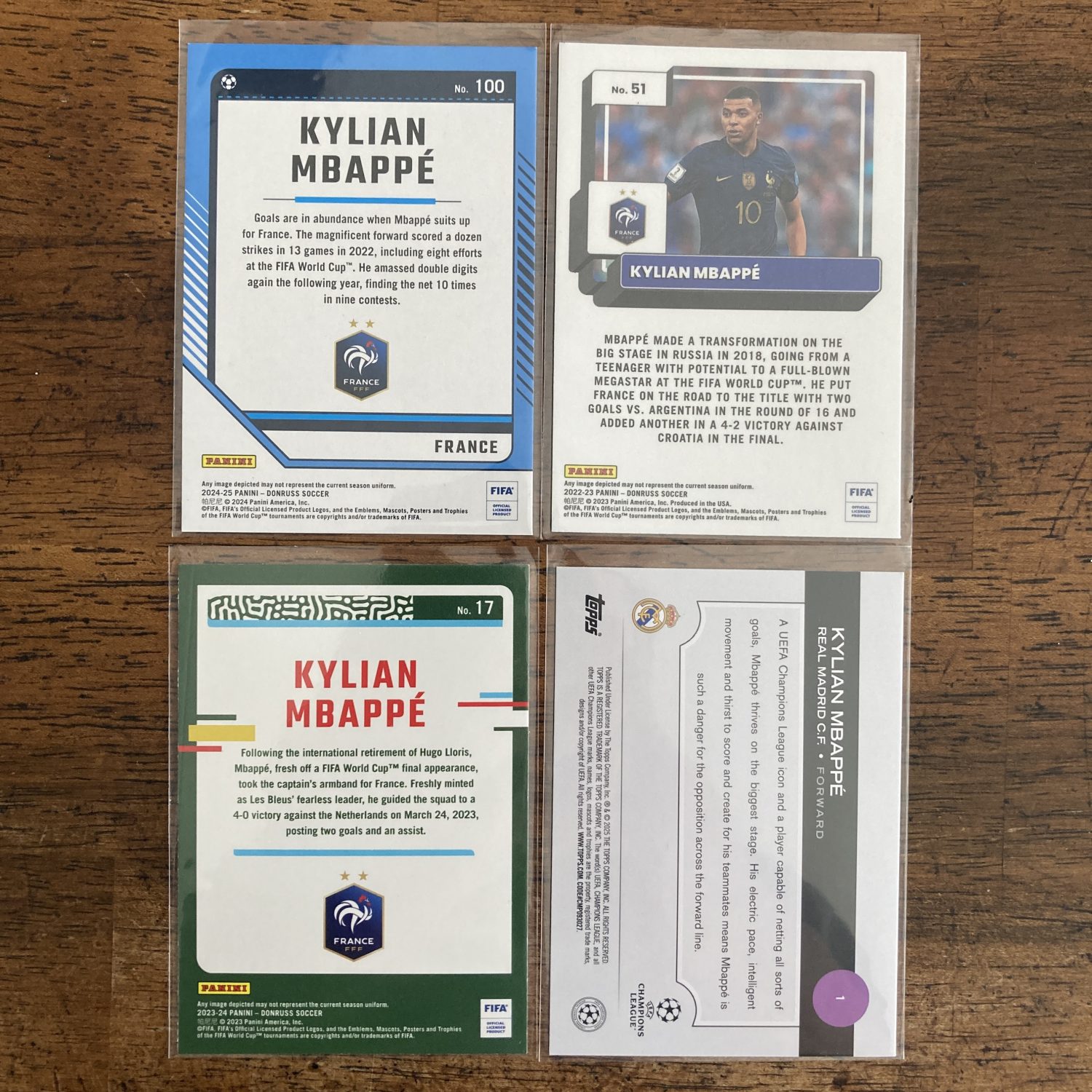 kylian mbappe lot of soccer cards - instant collection bundle pack