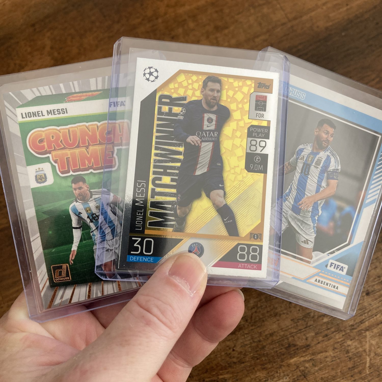 lionel messi lot of soccer cards, - instant collection bundle pack