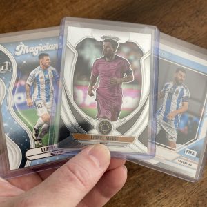 lionel messi lot of soccer cards - instant collection bundle pack
