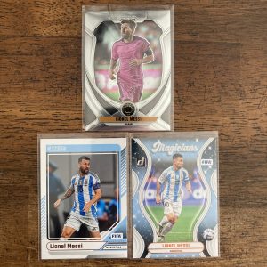 lionel messi lot of soccer cards, - instant collection bundle pack