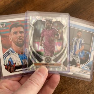lionel messi lot of soccer cards - instant collection bundle pack
