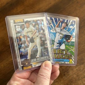 jacob misiorowski lot of baseball cards, rookie rc - instant collection bundle pack