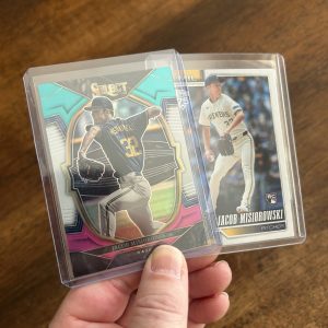 jacob misiorowski lot of baseball cards, rookie rc - instant collection bundle pack