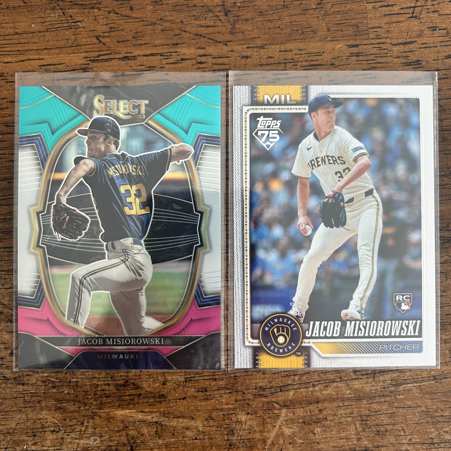 jacob misiorowski lot of baseball cards, rookie rc - instant collection bundle pack