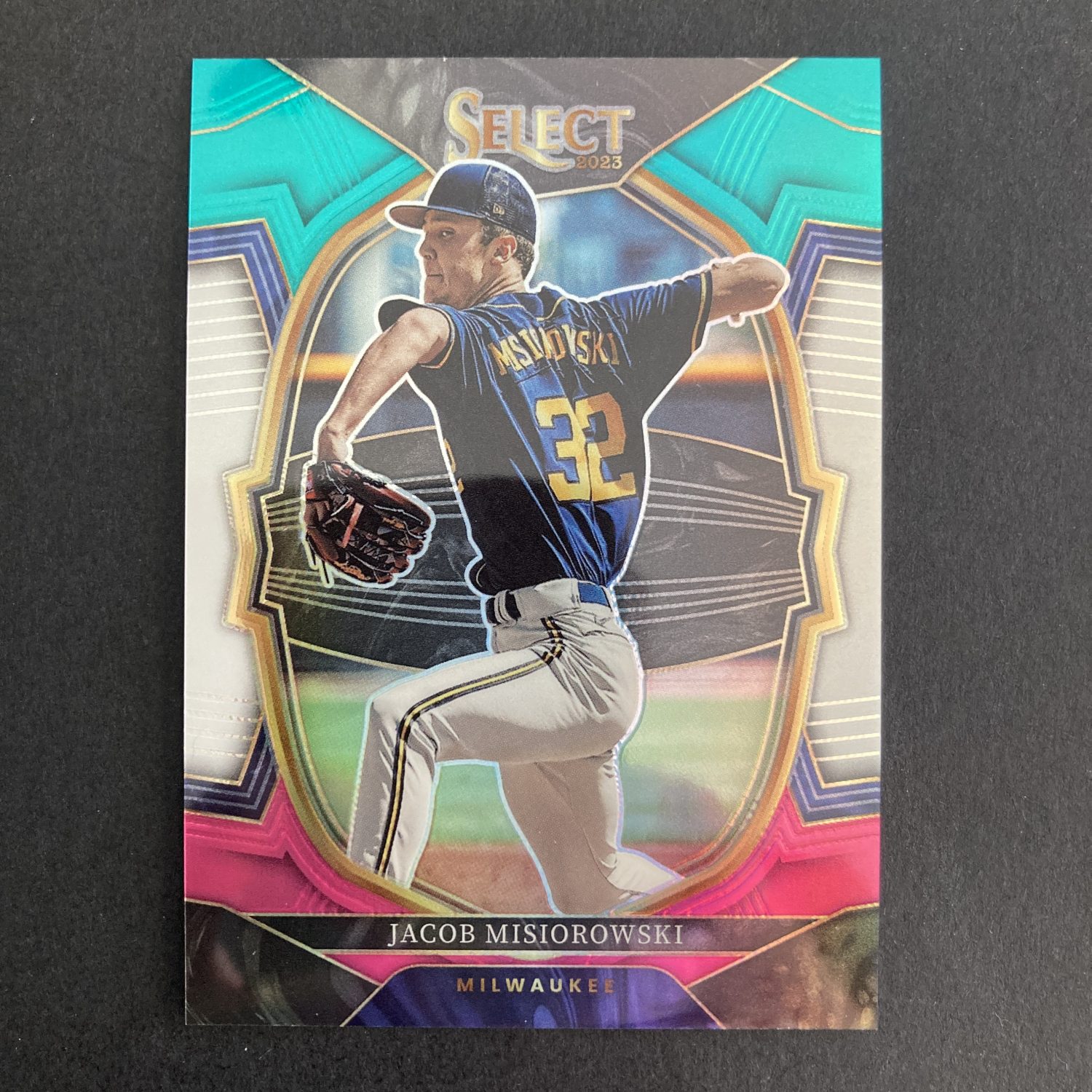 Jacob Misiorowski Pack w/#'ed /49 Teal White Pink Prizm, Lot of 2 Baseball Rookie Cards (614_4) - Image 4