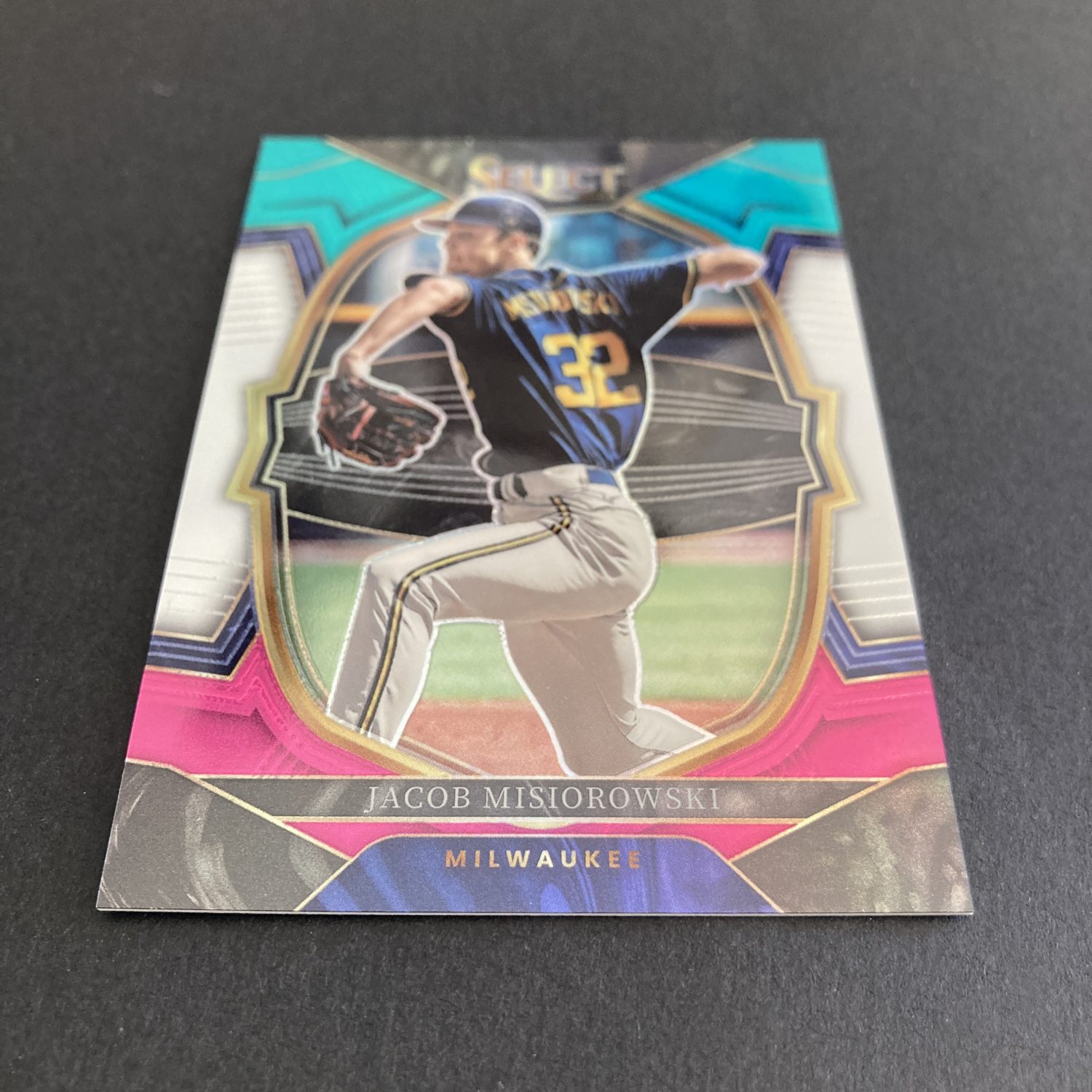 Jacob Misiorowski Pack w/#'ed /49 Teal White Pink Prizm, Lot of 2 Baseball Rookie Cards (614_4) - Image 5