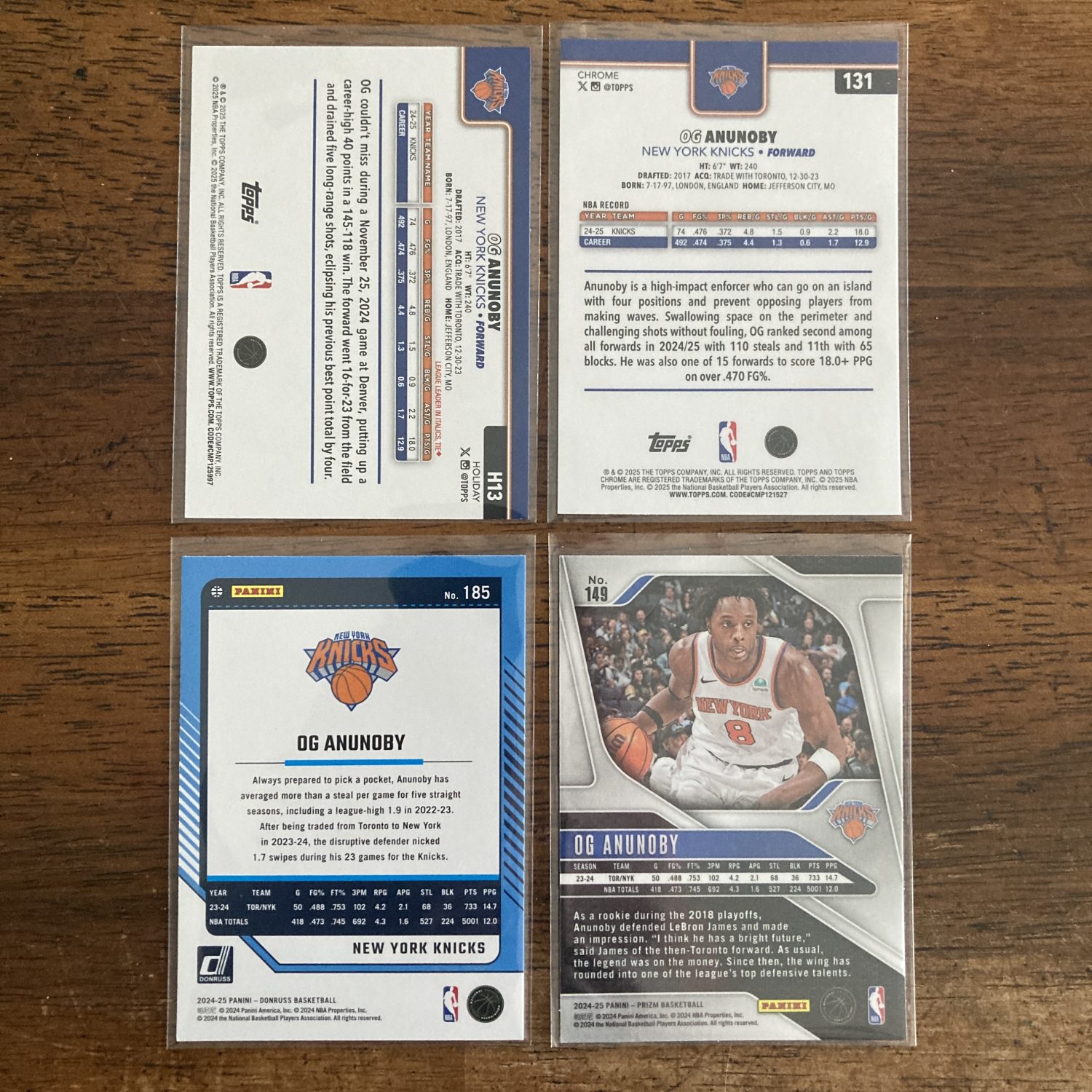 og anunoby lot of basketball cards - instant collection bundle pack