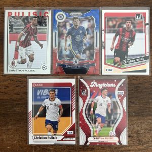 christian pulisic lot of soccer cards - instant collection bundle pack