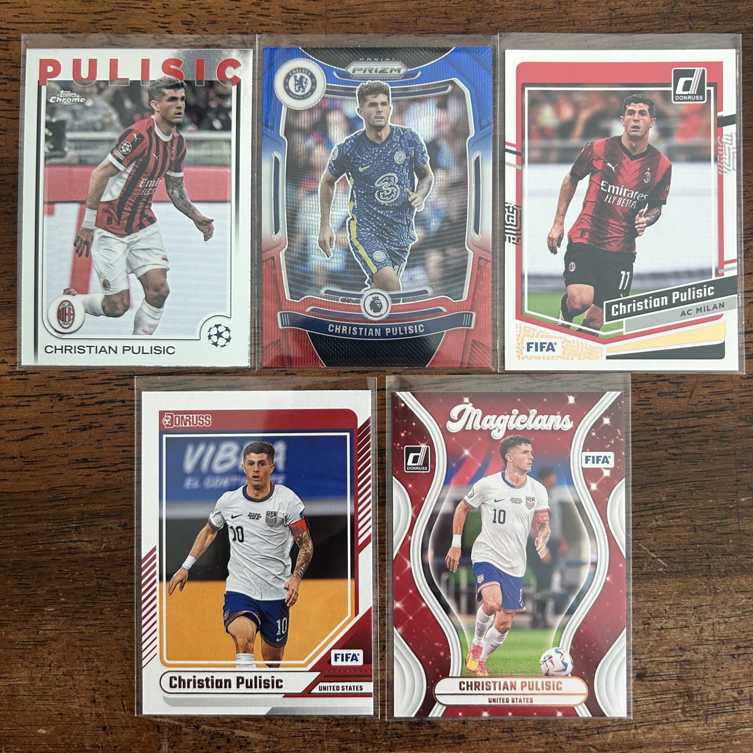 christian pulisic lot of soccer cards - instant collection bundle pack